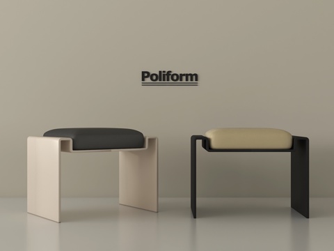 现代其他凳子 矮凳 梳妆凳 换鞋凳su模型