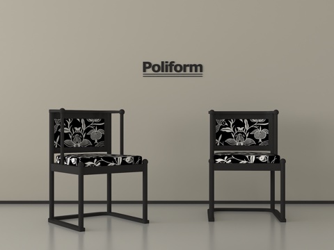 法式餐椅 休闲椅 单椅su模型