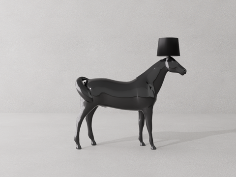 动物雕塑su模型