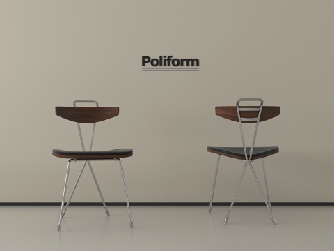 现代椅子 包豪斯椅子 单椅 休闲椅  金属椅子su模型