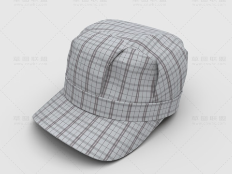  帽子su模型 