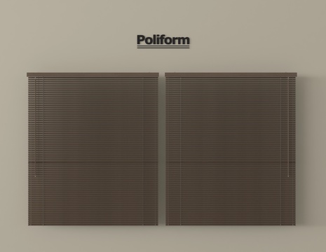 新中式百叶帘 窗帘 卷帘su模型