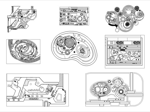 儿童乐园活动区布局平面图cad施工图