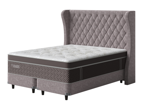  现代简约双人床 双人床 简约床 卧室床 抱枕 床垫3d模型 