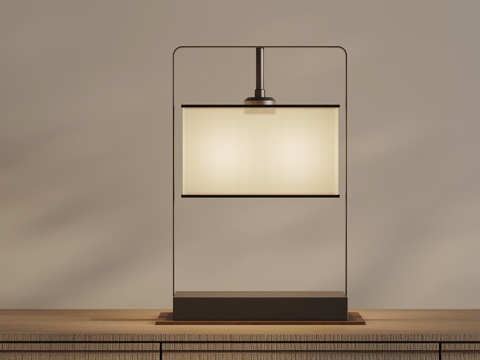 新中式台灯su模型