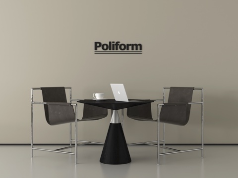 现代休闲桌椅 接待桌椅 洽谈桌椅 咖啡桌椅su模型