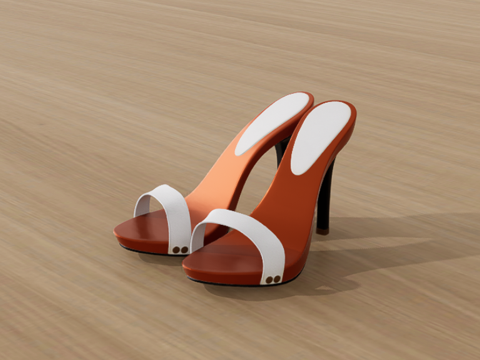 高跟鞋su模型