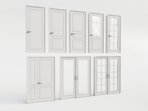 现代办公椅 人体工学办公椅 黑皮木扶老板椅 可躺逍遥椅su模型