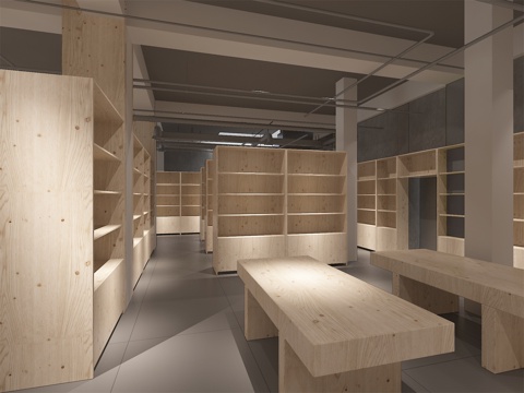 文华书咖书店施工图cad施工图