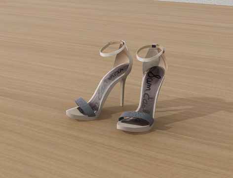 高跟鞋su模型