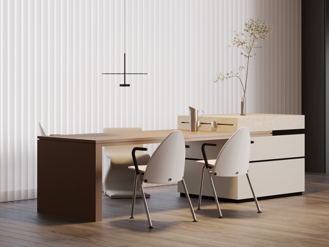 现代吧台su模型