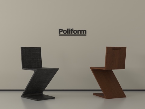 现代单椅 休闲椅su模型