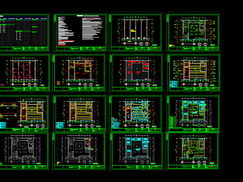 电信智家展厅施工图cad施工图cad施工图