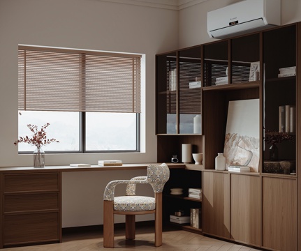 中古风书房su模型