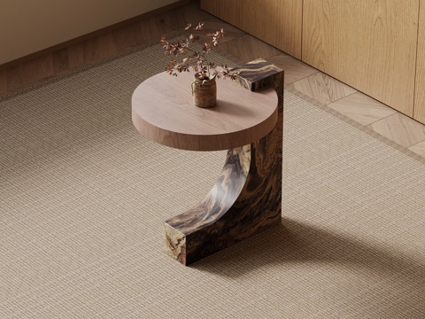 中古风边几su模型