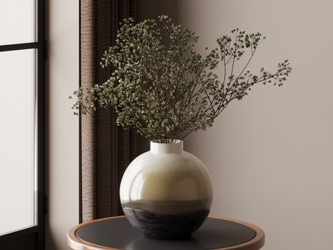 中古风花瓶su模型