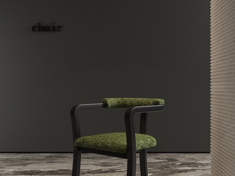 新中式茶椅 茶凳su模型