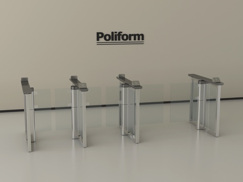 现代其他公用器材 闸机 门禁机 闸门 感应门 门闸su模型