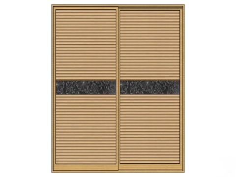 实木衣柜 衣柜 造型衣柜 全屋定制 现代衣柜 移门衣柜su模型