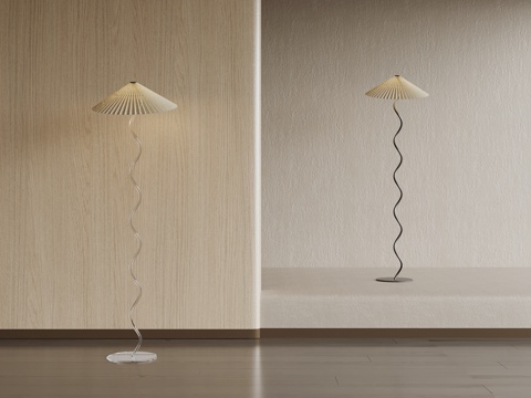 现代落地灯 创意落地灯su模型