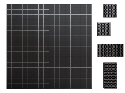 现代铝扣板吊顶 铁丝网吊顶 洞洞板吊顶 蜂窝吊顶su模型
