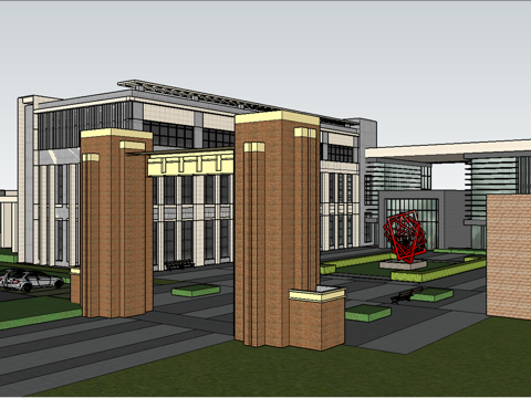 城市更新乡村建设全案模型su模型