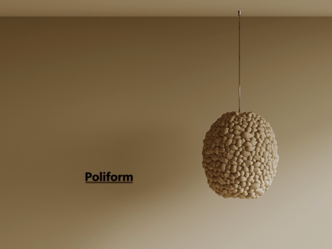 中古风吊灯 圆形吊灯su模型