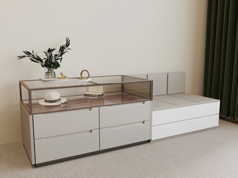 现代中导台su模型