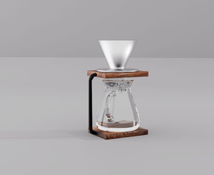 咖啡摆件su模型