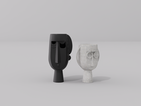 陶瓷摆件su模型