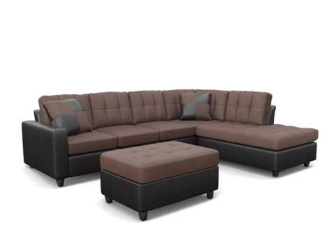  多人沙发 组合沙发 现代沙发 客厅沙发3d模型 