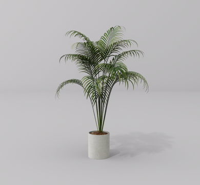  绿植盆栽su模型 