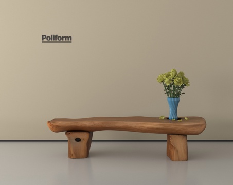 新中式凳子 木凳 长凳su模型