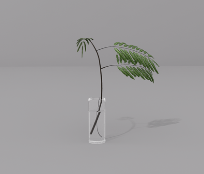 植物摆件su模型