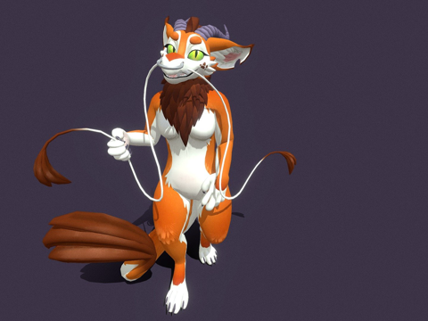 龙VRChat兽人虚拟形象su模型