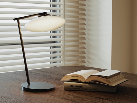  现代台灯 球形台灯 极简台灯3d模型 