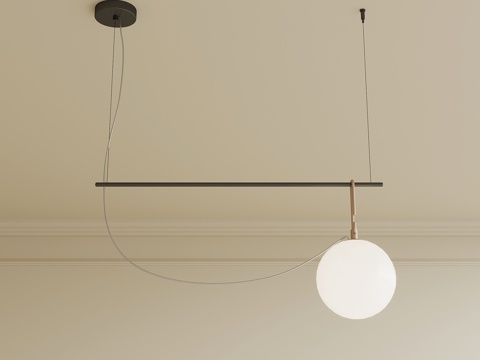 现代吊灯 金属吊灯 艺术吊灯su模型