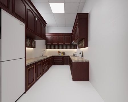 藏式 新中式 厨房 厨具su模型