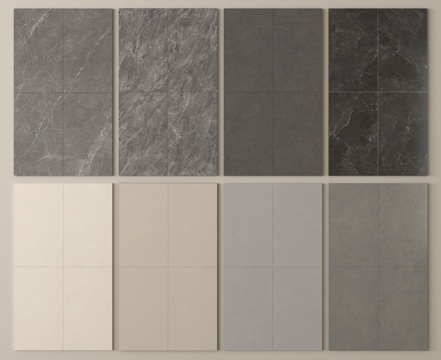 现代地砖 大理石瓷砖 地砖 柔光砖 水磨石地砖su模型