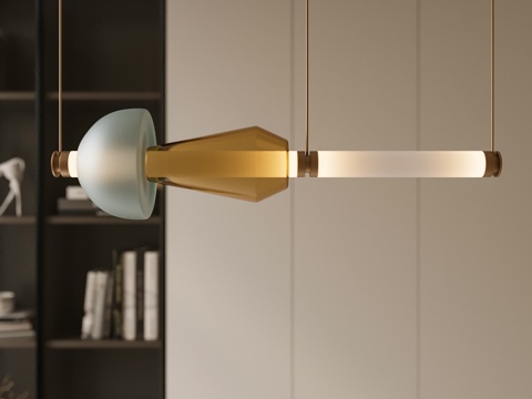 现代吊灯  装饰吊灯su模型