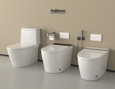 现代马桶 立式马桶 智能马桶su模型