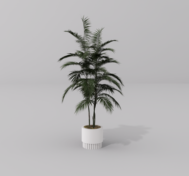  绿植盆栽su模型 