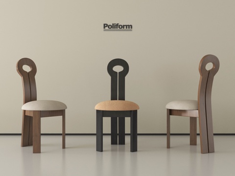 法式椅子 木椅 单椅 休闲椅 餐椅su模型