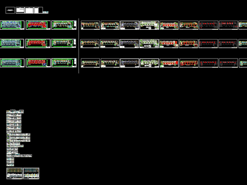  幼儿园室内户外及效果图全套cad施工图 