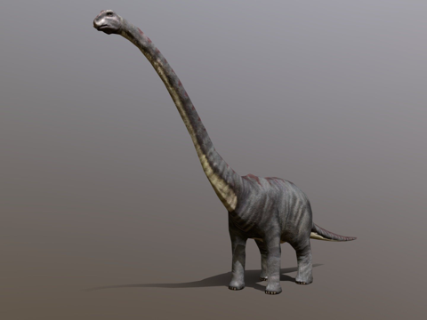 DRT恐龙-蜥脚类su模型