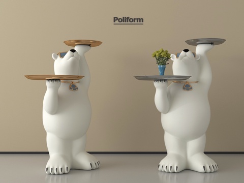 现代边几 卡通边几su模型