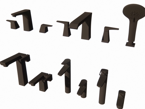 五金件 水龙头su模型