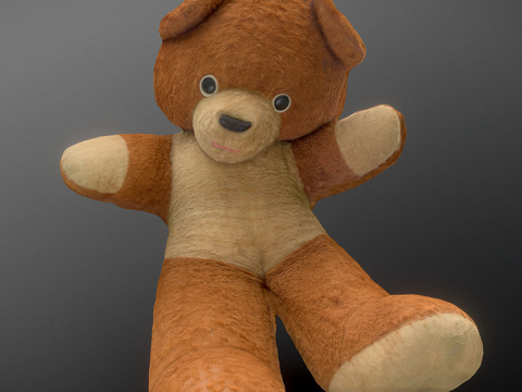 复古泰迪熊su模型