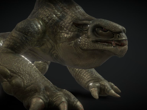 四足掠食者su模型