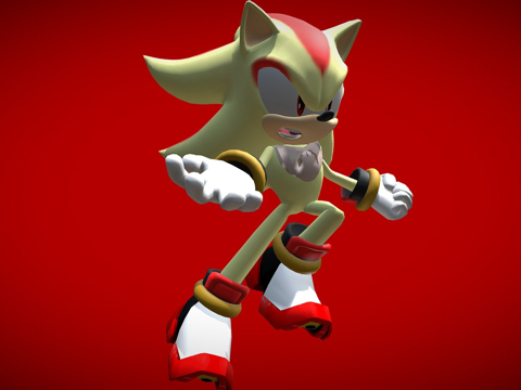 超级暗影刺猬su模型